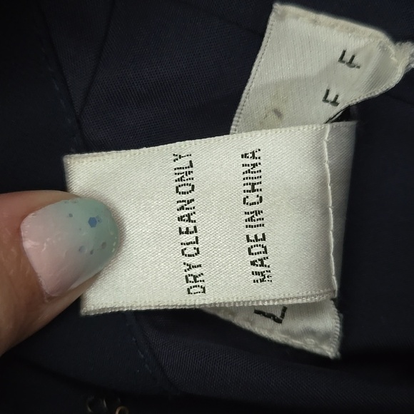 Bill Levkoff Navy Sample Gown Size 10 - Picture 9 of 9